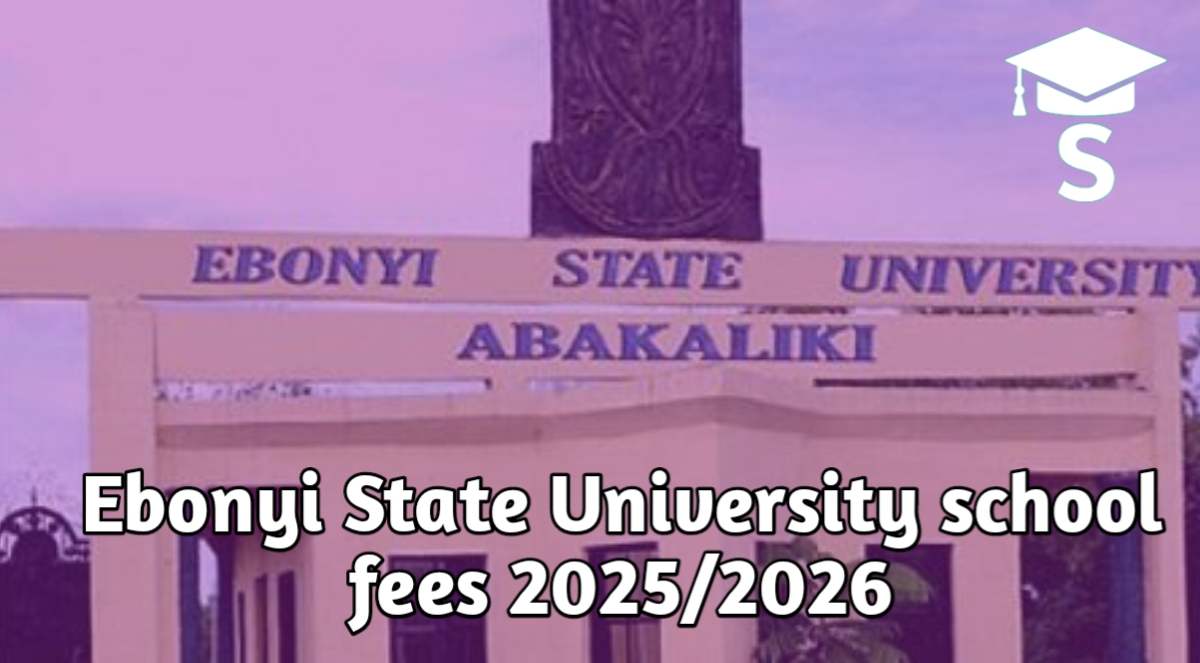 Ebonyi State University school fees 2025/2026
