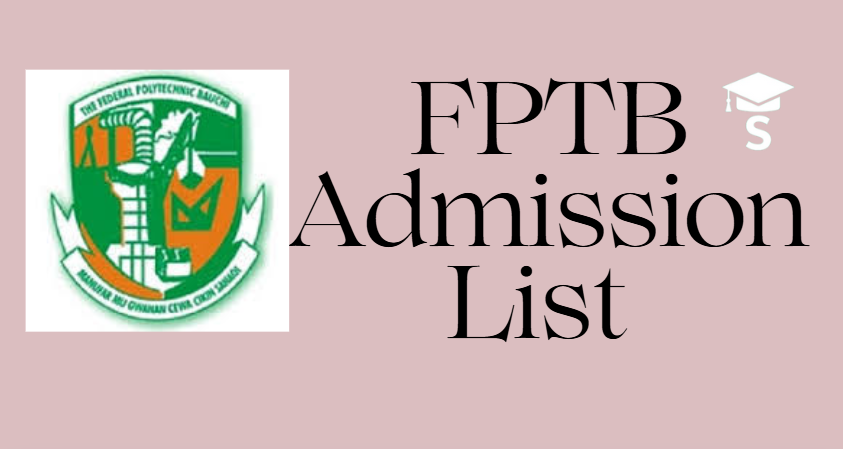 FPTB Admission List 2025/2026 Academic Session